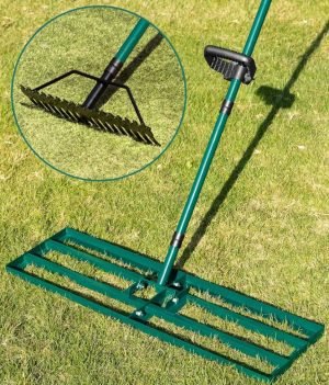 Lawn Leveling Rake with Bow Rake