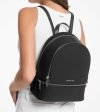 Michael Kors Rhea Medium Pebbled Leather Backpack