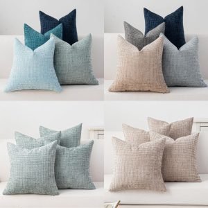Pack of 4 Throw Pillow Covers 