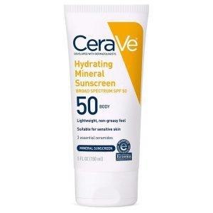 CeraVe 100% Mineral Sunscreen SPF 50