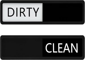 Clean Dirty Dishwasher Sign Magnet