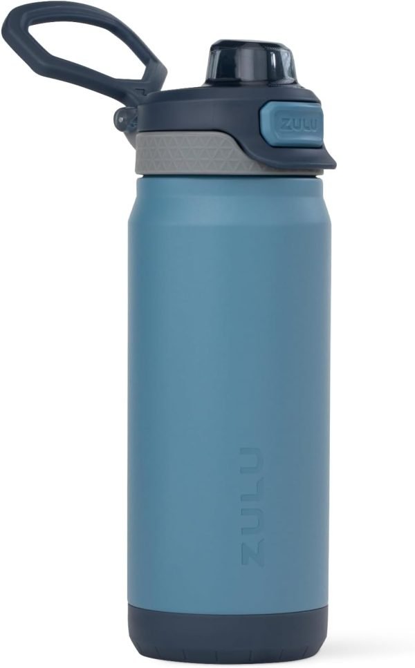ZULU Powerfill Pro 18oz Kids Stainless Steel Water Bottle 