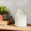 Mainstays by Becky G. & Alejandra 8″ Ivory Ceramic Vase At Walmart !!