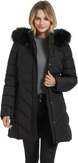 Women’s Winter Warm Thicken Long Outerwear Jacket 