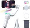 Gimbal Stabilizer for iPhone with Phone Clip & RGB Light
