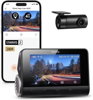 4K Dash Cam Front and Rear
