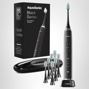 Aquasonic Black Series Ultra Whitening Toothbrush
