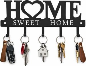 Key Holder Hooks Organizer Hanger Rack 