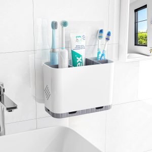 Toothbrush & Toothpaste Holders for Bathroom Countertop