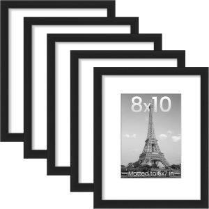 upsimples 8×10 Picture Frame Set of 5