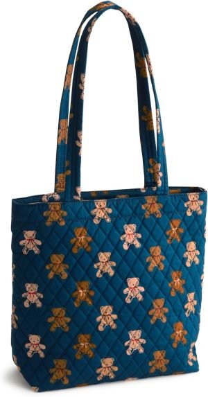 Vera Bradley Premium Cotton Small Original Zip Tote Bag