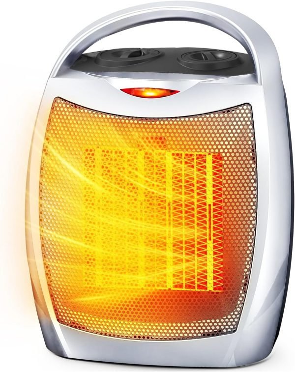Electactic Portable Ceramic Space Heater with Thermostat