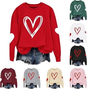 Long Sleeve Valentines Shirts