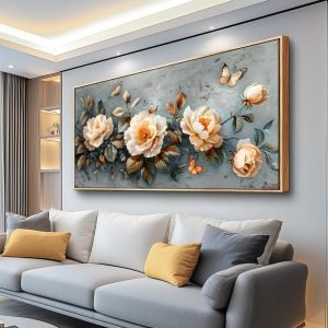 20″ X40″ Canvas Wall Art Wooden Frame