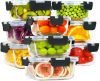18 Piece Glass Food Storage Containers with Lids