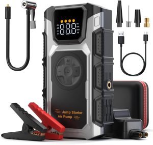Jump Starter with Air Compressor