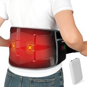 Comfytemp Cordless Heating Pad with Massager for Back 
