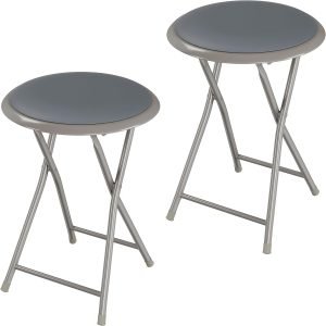 Folding Bar Stools – Set of 2