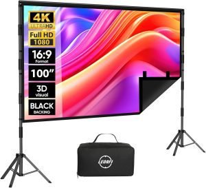 Outdoor Projector Screen with Stand