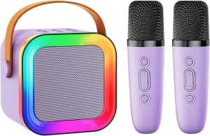 Mini Karaoke Machine Speaker for Kids & Adults