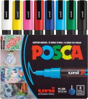 uni POSCA PC-3M Water-Based Paint Markers