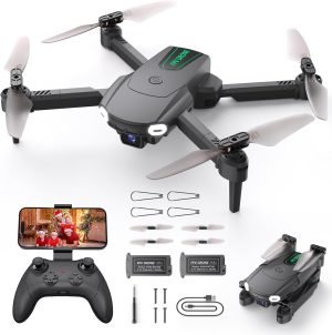 Foldable Drone with Camera for Kids & Beginners