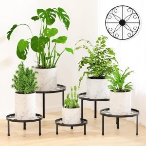 5-Pack Decent Metal Plant Stand Indoor