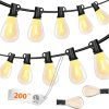 smareal 200FT LED Outdoor String Lights