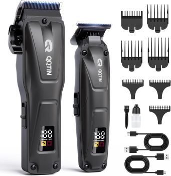 QQTIN Hair Clippers for Men – Cordless Hair Trimmer