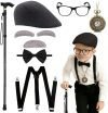 100 Days of School Old Man Costume for Kids