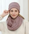 Women’s Scarf Beanie Hat Set