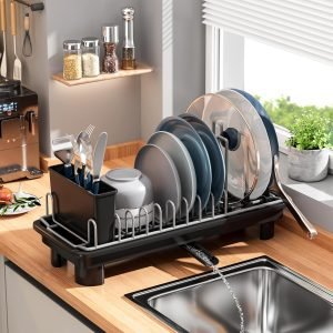 Dish Drying Rack with Drainage