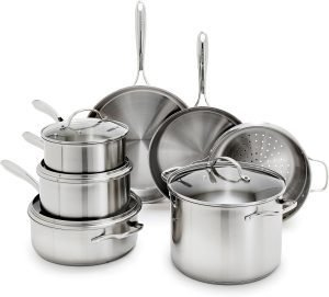 GreenPan Stainless Steel Cookware Set 