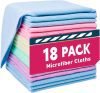 Microfiber Cleaning Cloths-18 Pack