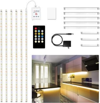 6 PCS Under Cabinet Lighting