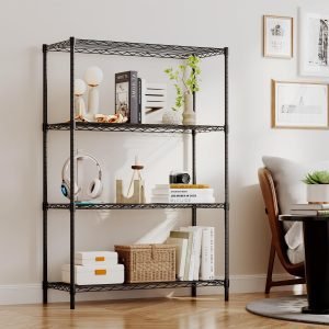 4-Tier Wire Storage Shelves