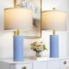 Modern White Table Lamp Set of 2