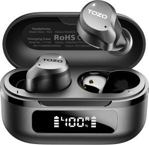 TOZO NC9 Hybrid Active Noise Cancelling Wireless Earbuds