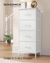 SONGMICS Dresser for Bedroom 