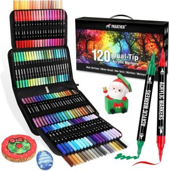 120 Colors Acrylic Paint Markers