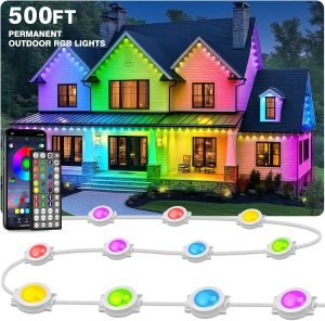 LITSOUL 500FT Permanent Outdoor Lights 