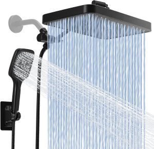 Rain Shower Head with Handheld Spray Combo Set