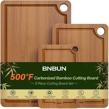 Bamboo Cutting Board 3-Piece Set 