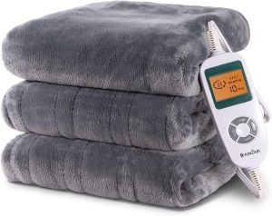 Heated Blanket Electric Throw 