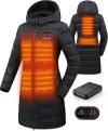 Women’s Heated Puffer Coat with Battery Pack