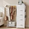 Luxspire Dresser with Hanging Rack
