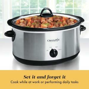 7 Quart Oval Manual Slow Cooker