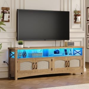 Farmhouse TV Stand for Living Room