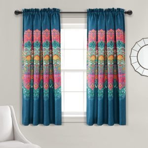 Lush Decor Boho Chic Light Filtering Window Curtain Panels 