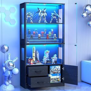 Display Cabinet with Glass Doors